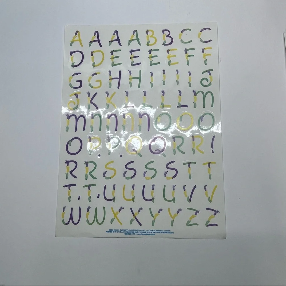 sticker lot baby‎ theme scrapbook crafts card making letters
